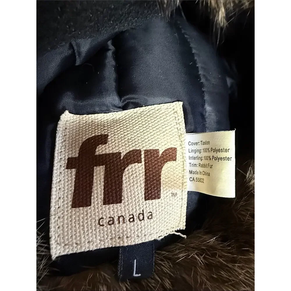 FRR Canada Rabbit Fur Aviator Hat Tan